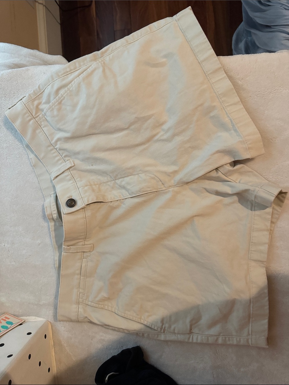 Duck Head Women's Cream Chino Bermuda Shorts
